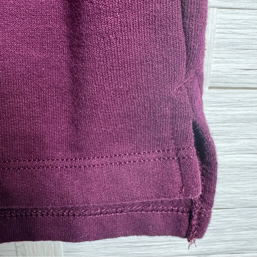 Champion Athletics Womens Berry Mock Neck Sweatshirt Pullover Size Large